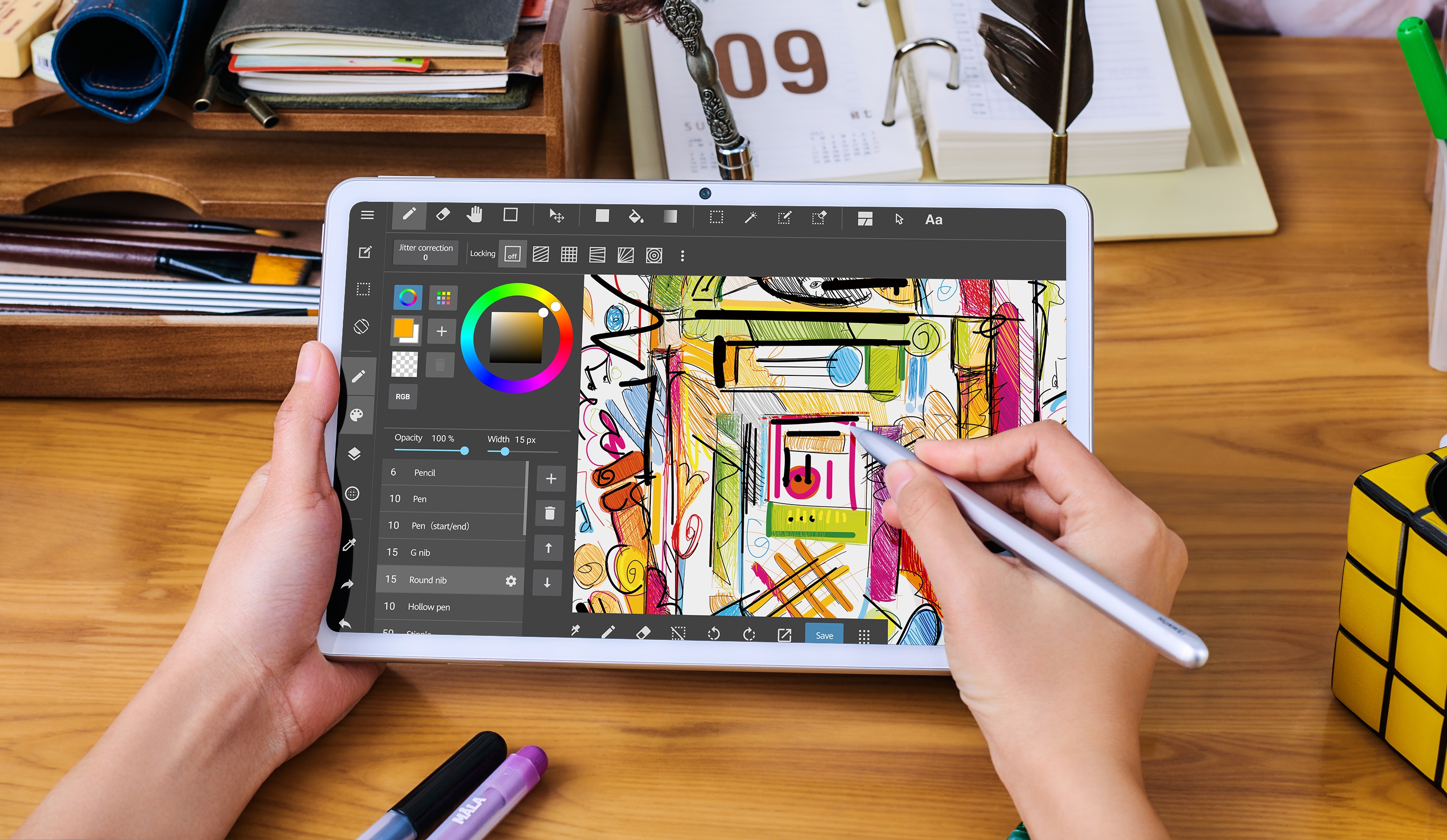 Image: mkt_matepad_lifestyleshoot_paint_whtie_jpg_20200403.jpg